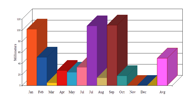 2025 Rainfall for Fairlight Village